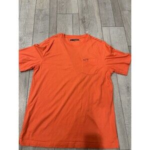 Rare Mens Greg Norman Attack Performance Shirt Sz Large Golf Infrared Red Orange